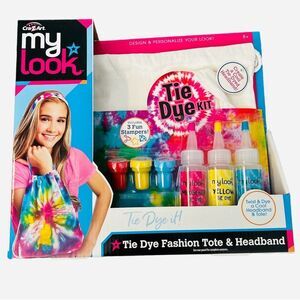 Cra-Z-Art My Look Tie Dye Fashion Tote & Headband Craft Art Kit New